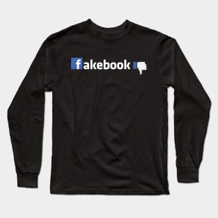 Fakebook Long Sleeve T-Shirt